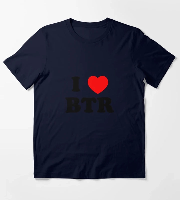 I Love BTR T-Shirt Navy