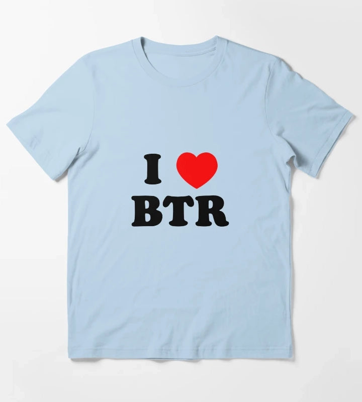 I Love BTR T-Shirt Sky Blue