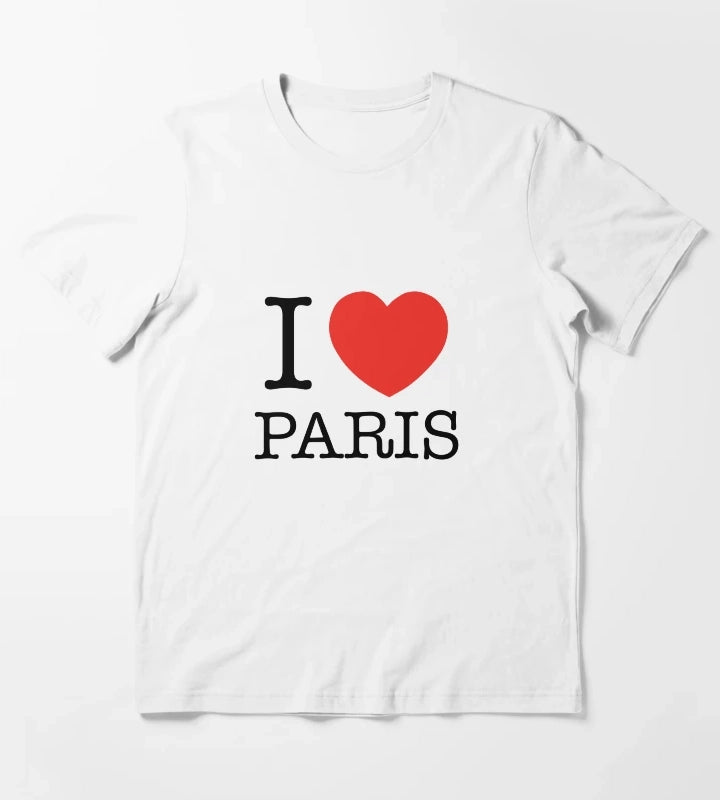 I Love Paris T-Shirt White