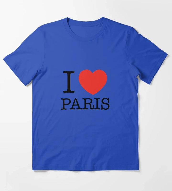 I Love Paris T-Shirt Blue