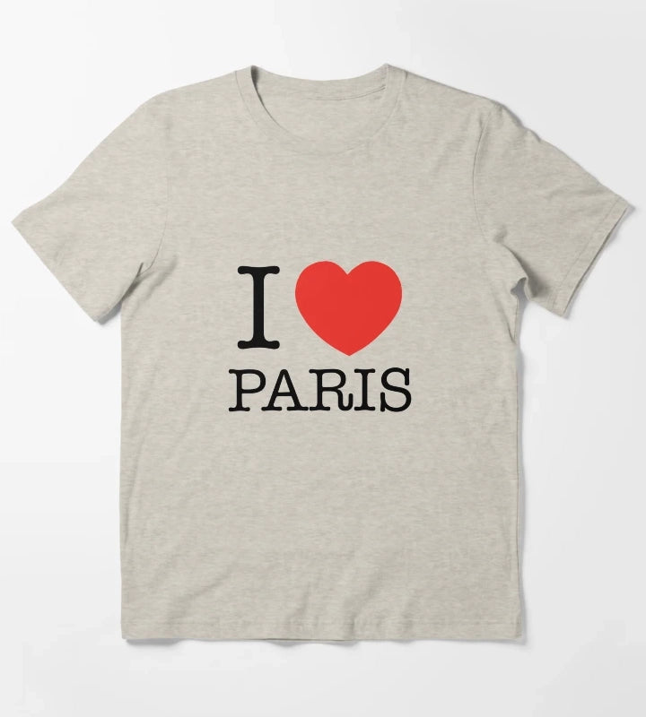 I Love Paris T-Shirt Cream