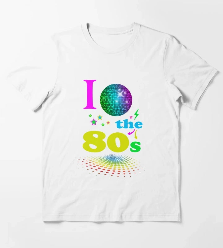 I Love The 80s eighties T-Shirt White