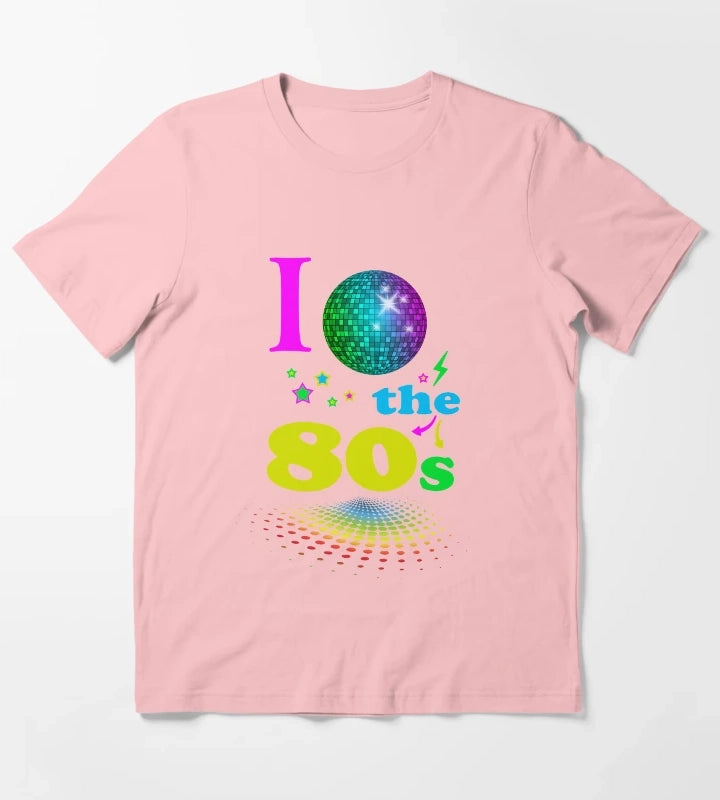 I Love The 80s eighties T-Shirt Dark Grey