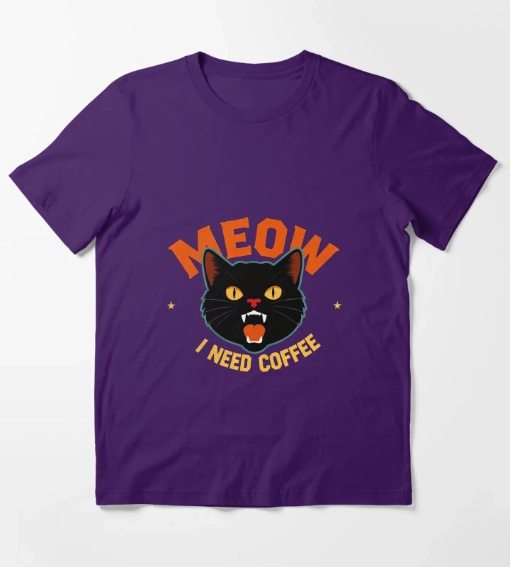I NEED COFFEE T-Shirt Purple