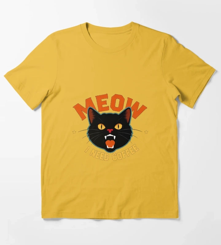 I NEED COFFEE T-Shirt Yellow