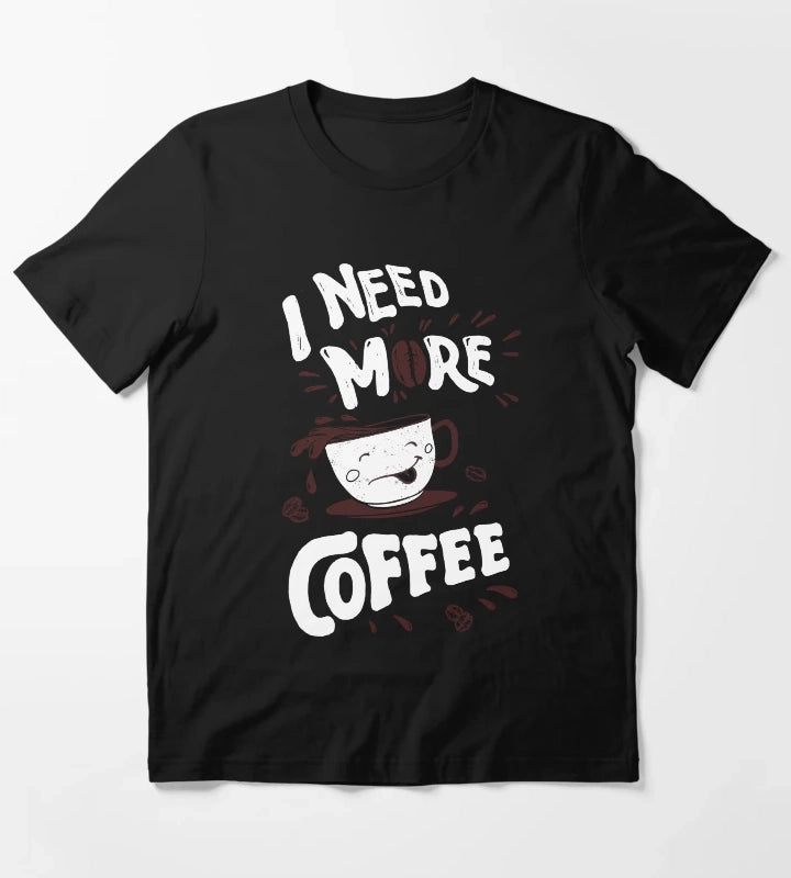 I Need More Coffee Funny Kawaii Coffee Cup Cute Kawaii T-Shirt