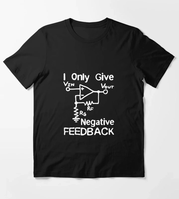 I Only Give Negative Feedback Funny Saying Fathersday Gift Premium Apparel Funny Holiday Xmas T-Shirt