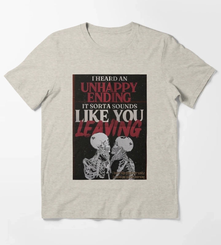 I heard Unhappy Ending T-Shirt Cream