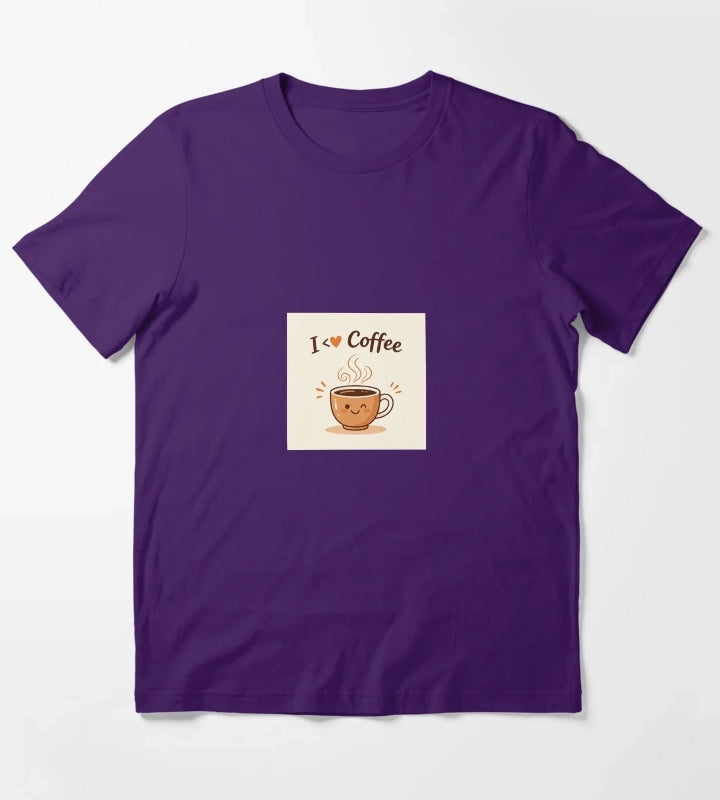 I love drinking coffee T-Shirt Purple