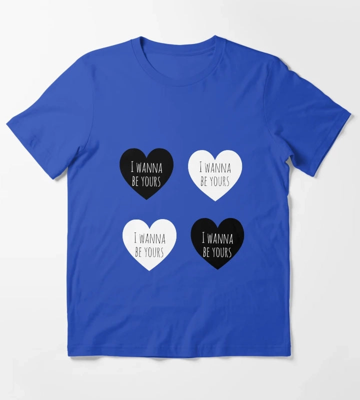 I wanna be yours hearts sticker pack T-Shirt Blue