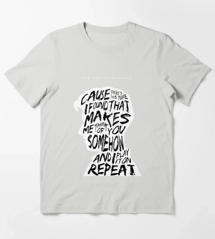 Iconic Typo T-Shirt Light Grey