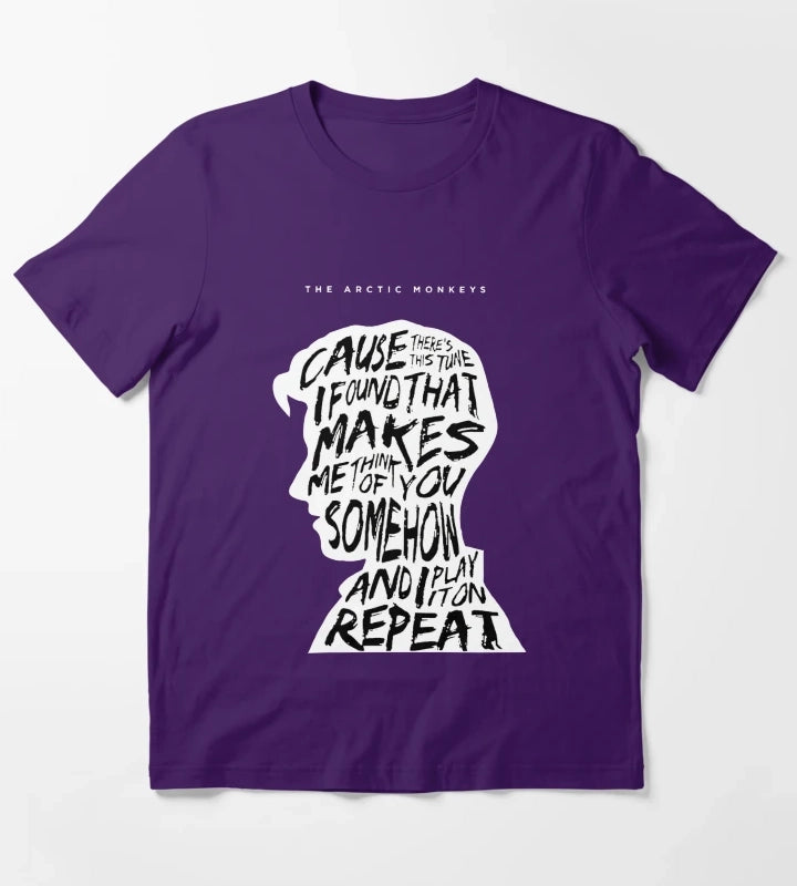 Iconic Typo T-Shirt Purple