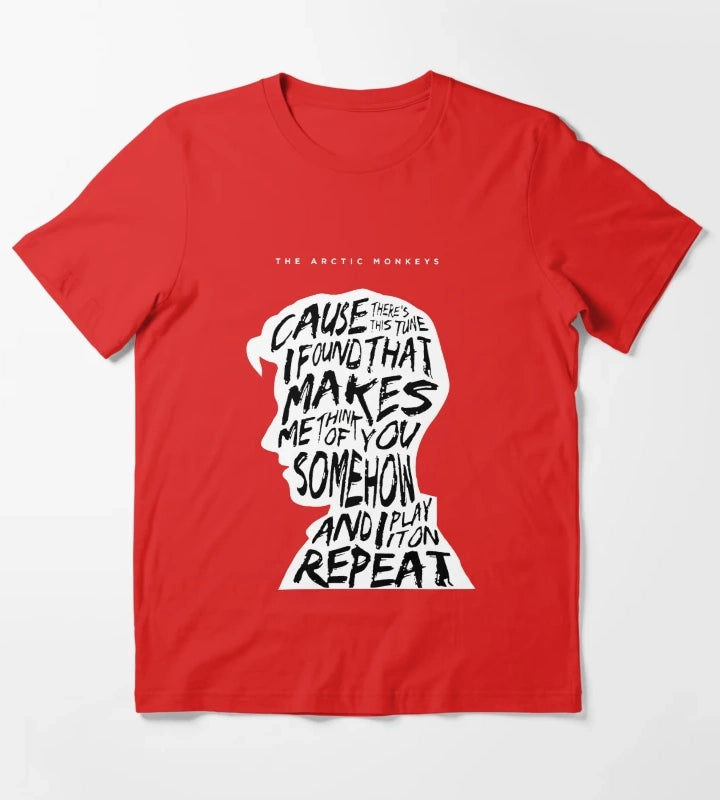 Iconic Typo T-Shirt Red