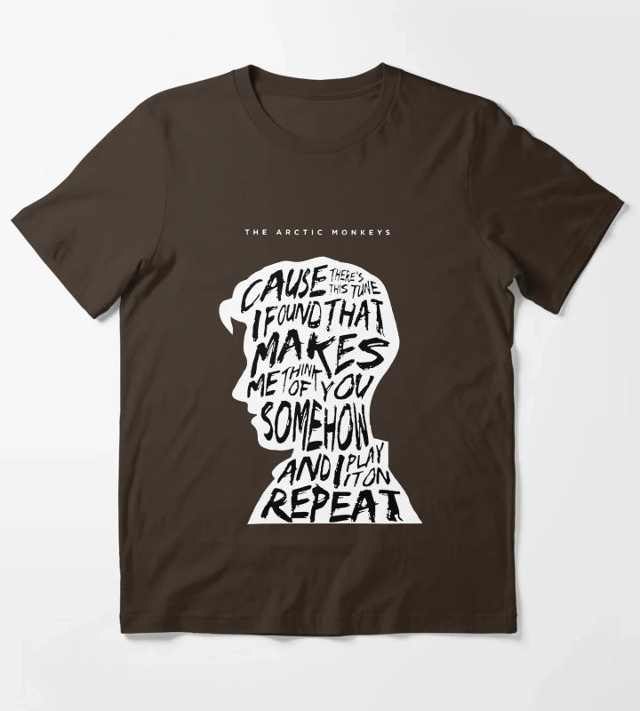 Iconic Typo T-Shirt Brown