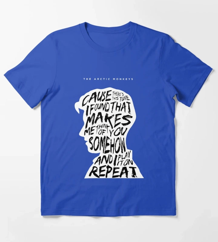 Iconic Typo T-Shirt Blue