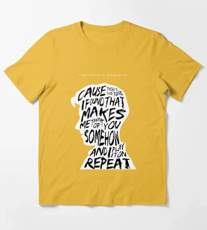 Iconic Typo T-Shirt Yellow