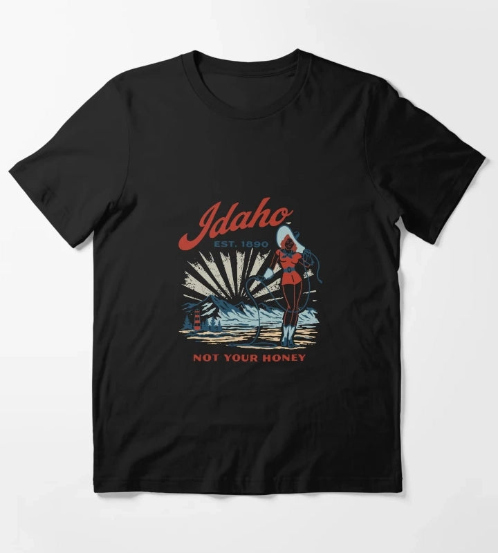 Idaho Retro Cowgirl TShirt T-Shirt