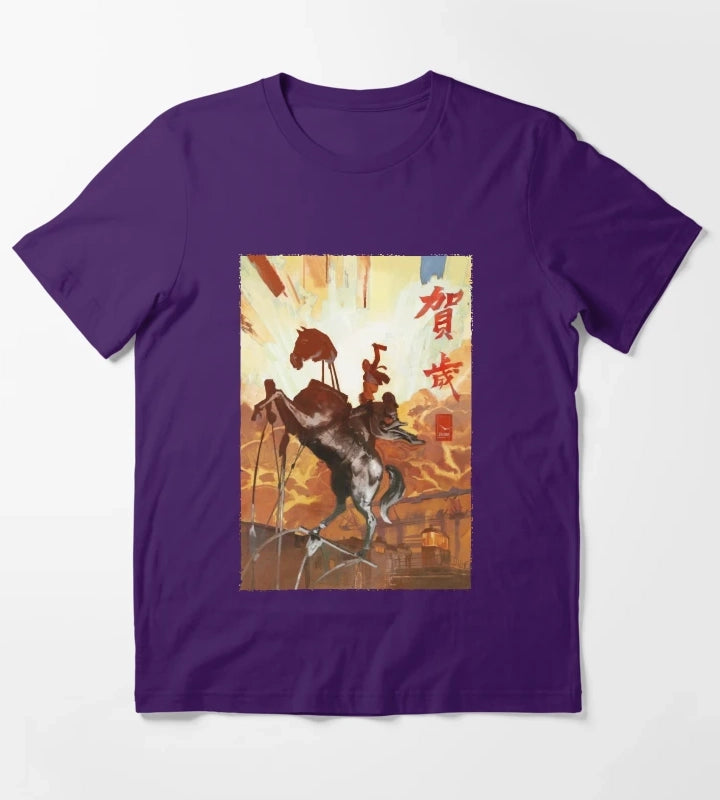 Idol Gifts Fot You Role Disco Elysium Playing Game Gifts For Music Fan T-Shirt Purple