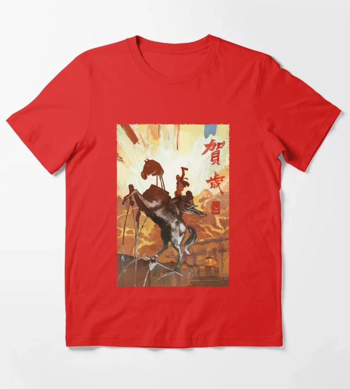 Idol Gifts Fot You Role Disco Elysium Playing Game Gifts For Music Fan T-Shirt Red