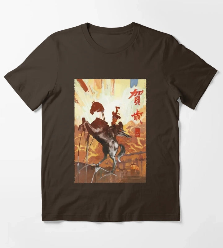 Idol Gifts Fot You Role Disco Elysium Playing Game Gifts For Music Fan T-Shirt Brown