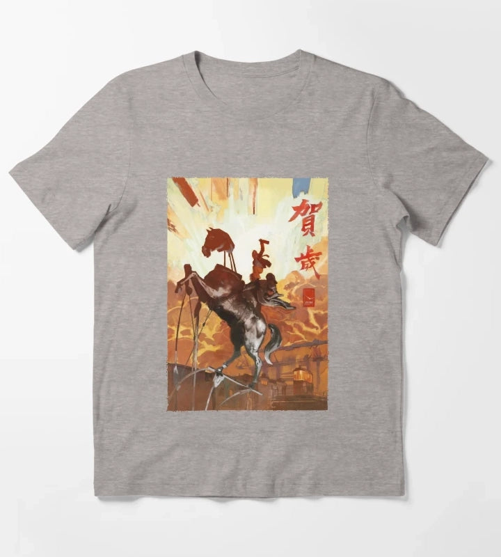Idol Gifts Fot You Role Disco Elysium Playing Game Gifts For Music Fan T-Shirt Heather Grey