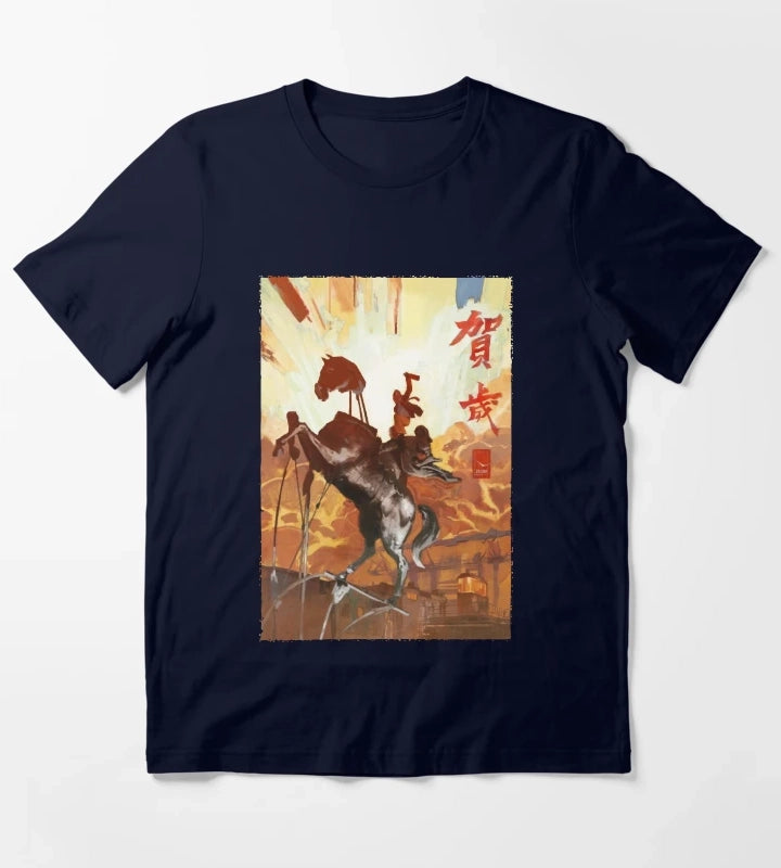 Idol Gifts Fot You Role Disco Elysium Playing Game Gifts For Music Fan T-Shirt Navy