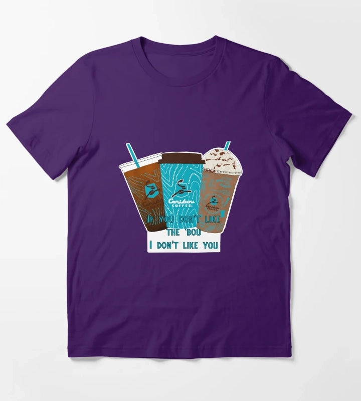 If You Dont Like Caribou I Dont Like You T-Shirt Purple