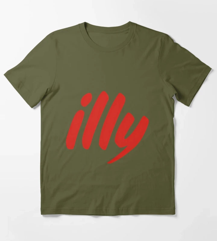Illy Coffee T-Shirt Olive Green