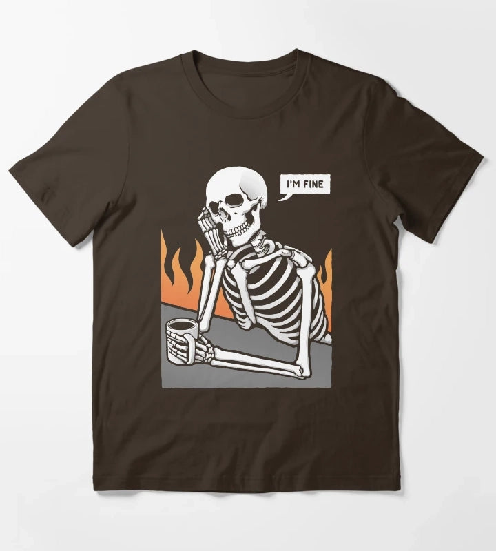 Im Fine T-Shirt Brown