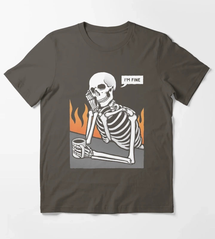 Im Fine T-Shirt Dark Grey