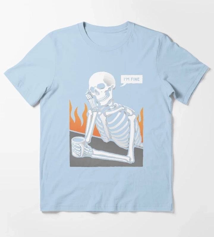 Im Fine T-Shirt Sky Blue