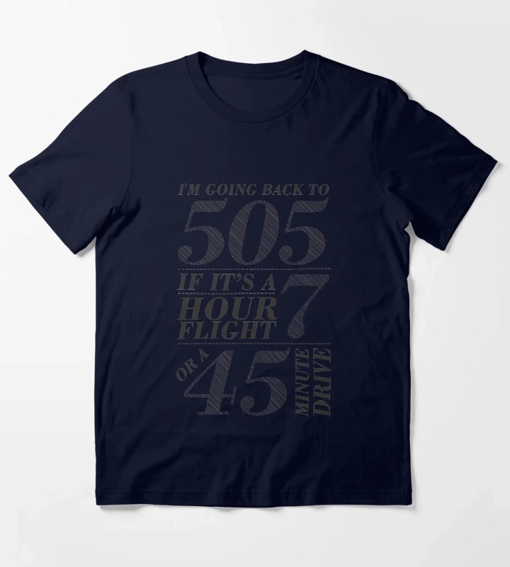 Im Going Back To 505 T-Shirt Navy