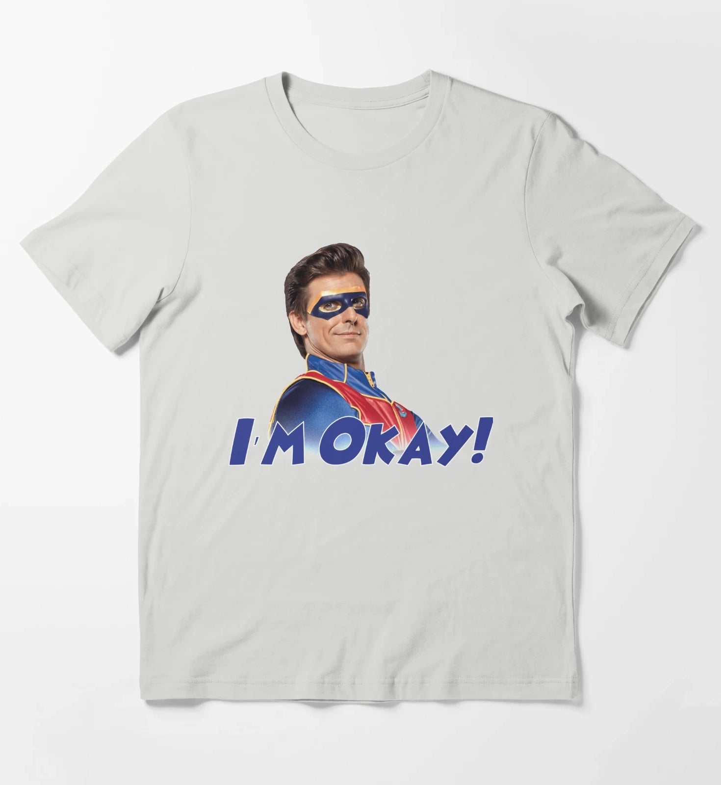 Im Okay T-Shirt Light Grey
