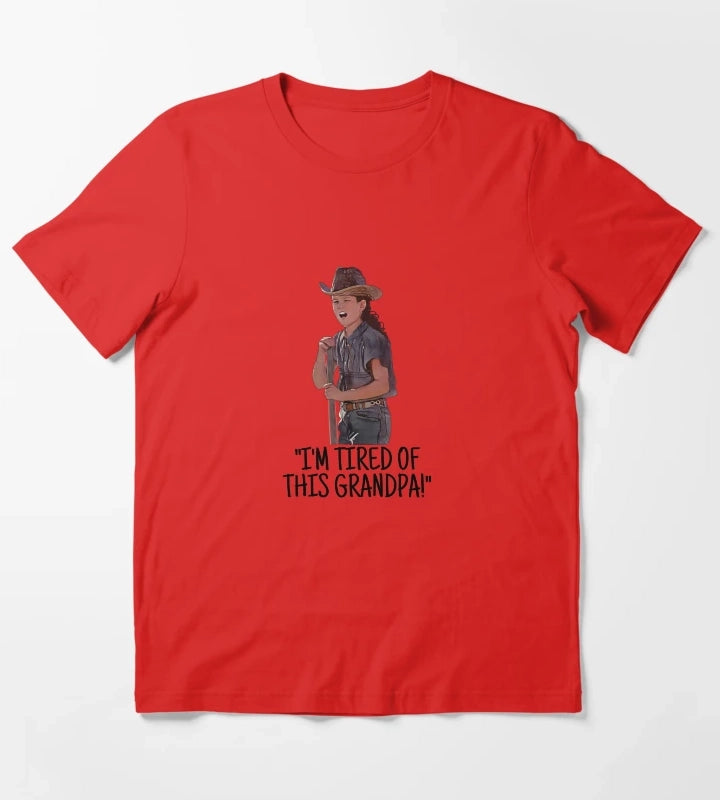 Im Tired Of This Grandpa T-Shirt Red