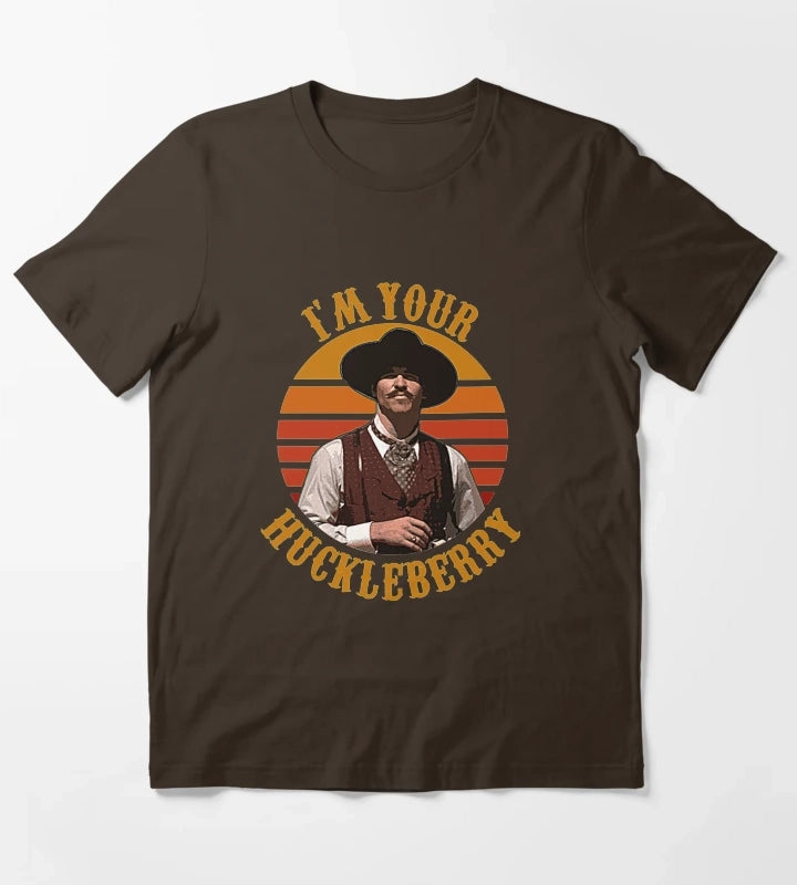 Im Your Huckleberry T-Shirt Brown