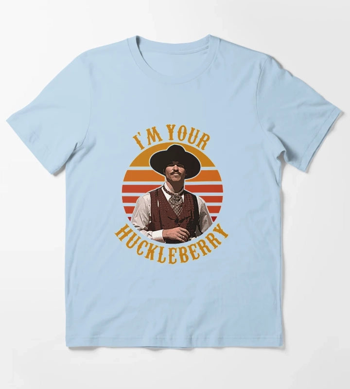 Im Your Huckleberry T-Shirt Sky Blue