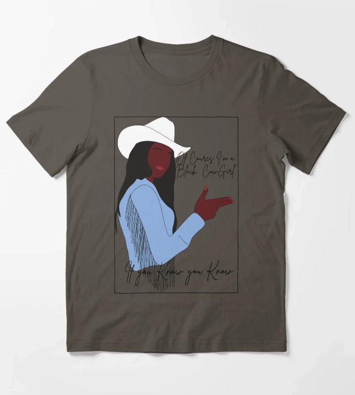 Im a Black Cowgirl T-Shirt Dark Grey