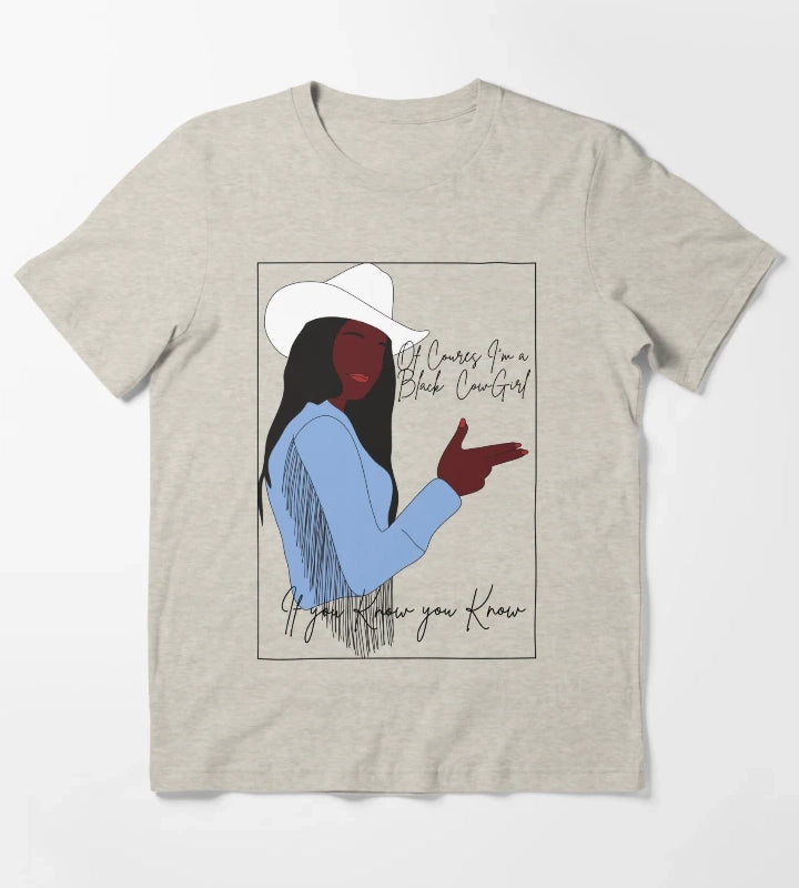 Im a Black Cowgirl T-Shirt Cream