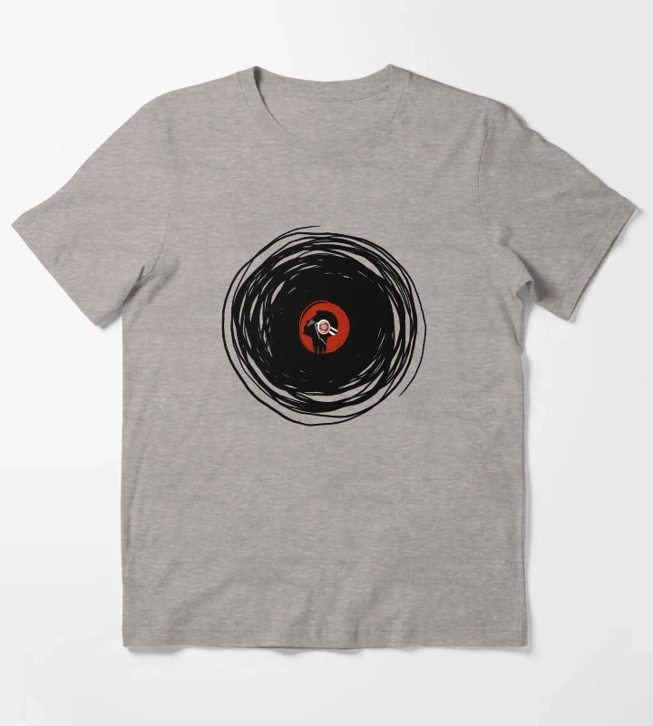 Im spinning within with a vinyl record T-Shirt Heather Grey
