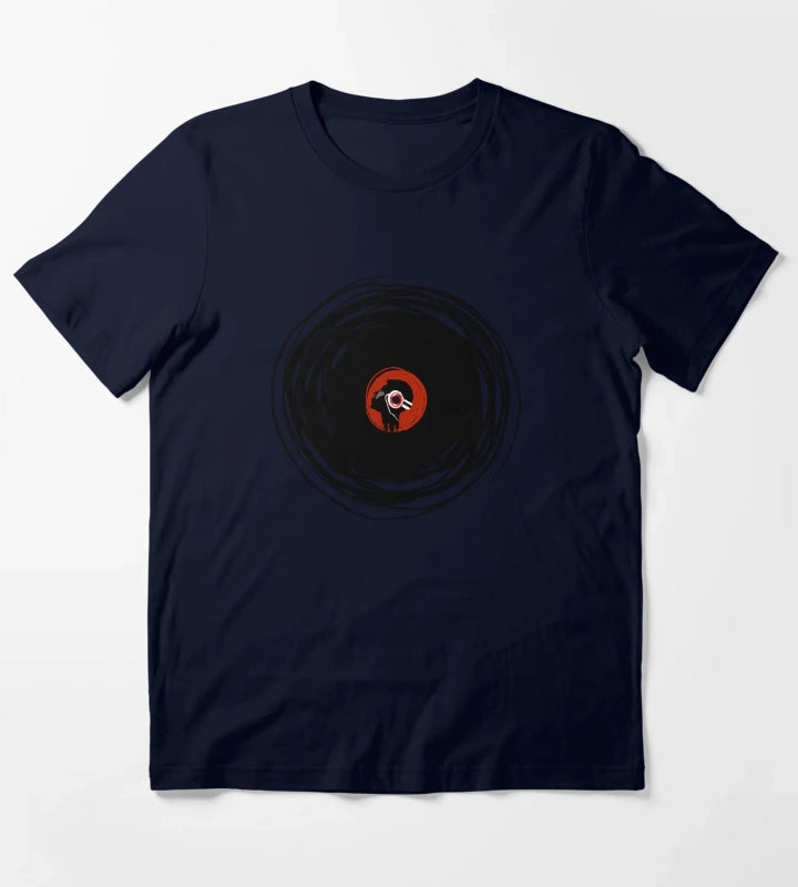Im spinning within with a vinyl record T-Shirt Navy