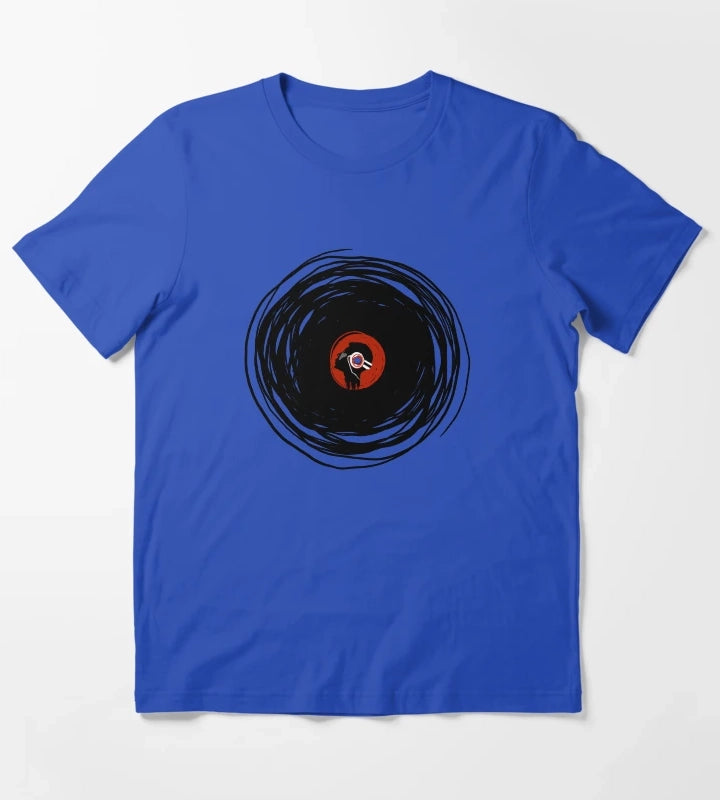 Im spinning within with a vinyl record T-Shirt Blue