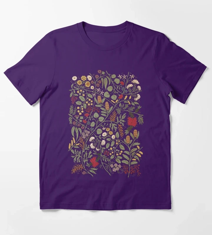 Impossible Flowers T-Shirt Purple