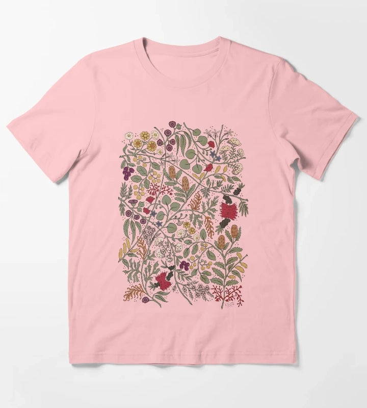 Impossible Flowers T-Shirt Dark Grey