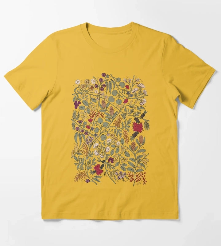 Impossible Flowers T-Shirt Yellow