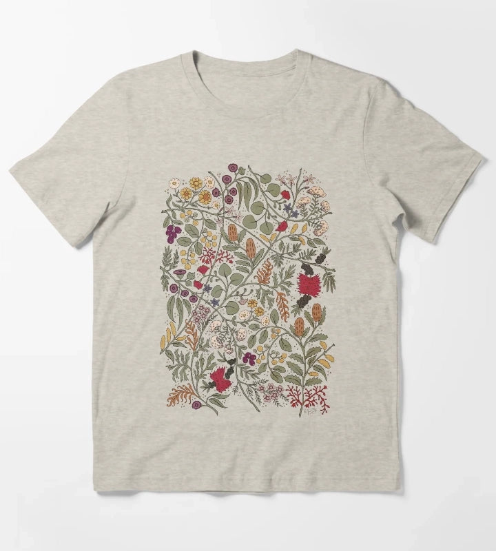 Impossible Flowers T-Shirt Cream