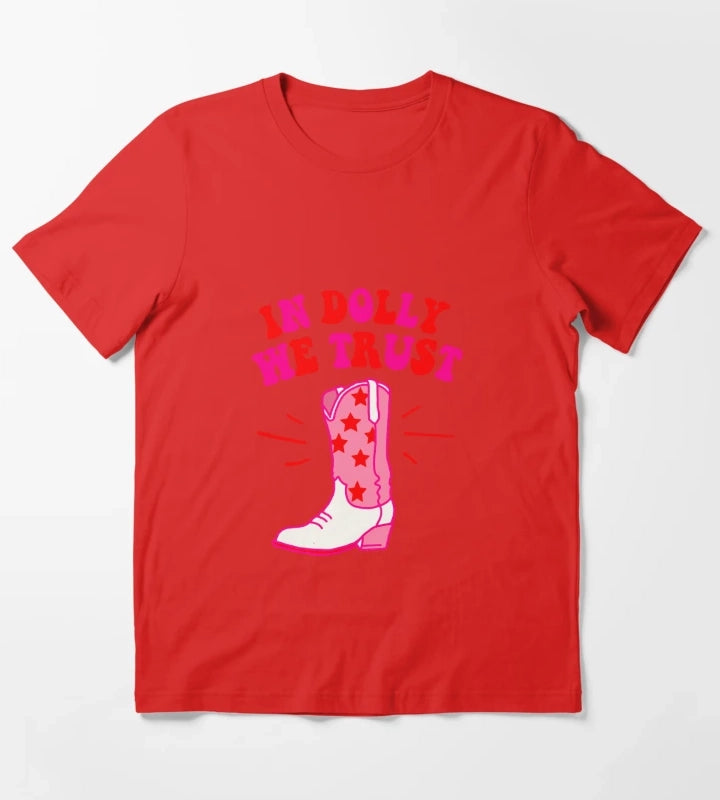 In Dolly We Trust T-Shirt Red