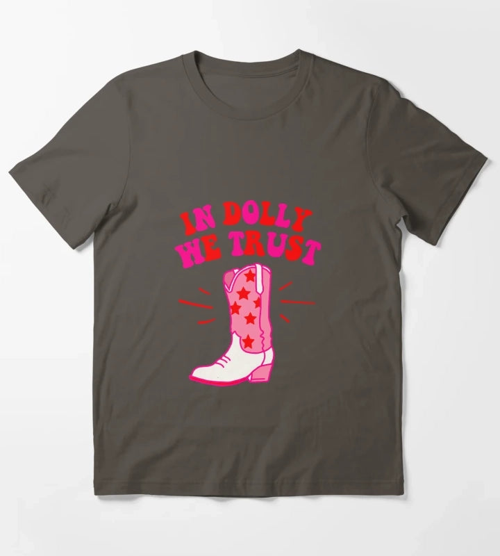 In Dolly We Trust T-Shirt Dark Grey