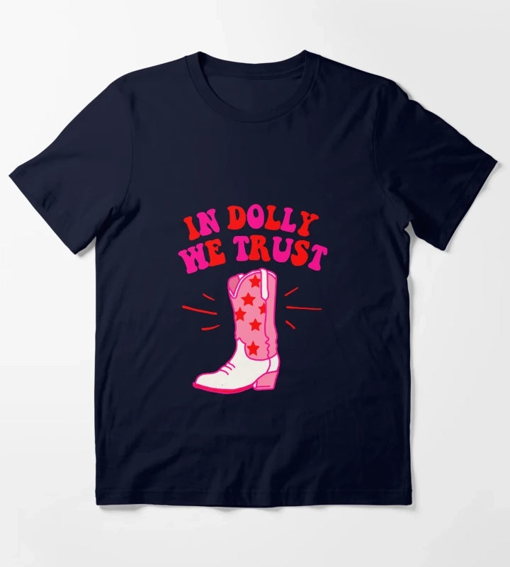 In Dolly We Trust T-Shirt Navy