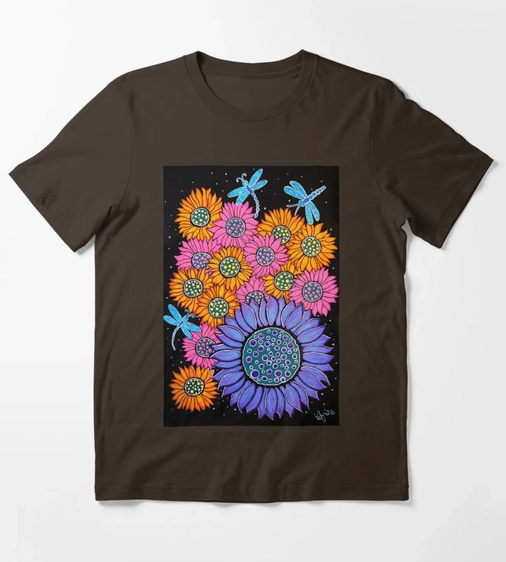 In The Garden T-Shirt Brown