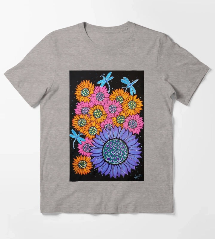 In The Garden T-Shirt Heather Grey